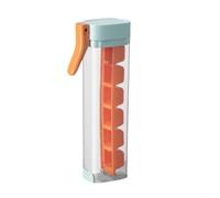 Compact Manual Ice Press for Home Bar Kitchen(Orange)