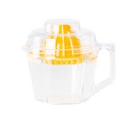 Compact Manual Juicer Efficient Squeezer Kitchen Tool for and Various Fruits (Yellow, 14x11x12cm)