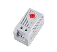 Compact Mechanical Thermostat Controller Switch, DIN Rail Mount, 0-60°C Range, for Heating and Cooling Equipment in Cabinets,(KTO011)