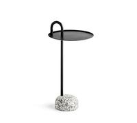 Compact Metal Side Table - Rust & Weather Resistant for Indoor/Outdoor Use, Ideal as Coffee Table or Nightstand