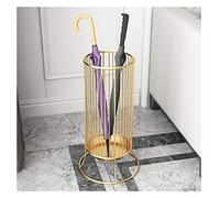Compact Metal Umbrella Stand with Large-Capacity Bucket for Stable and Durable Storage