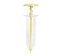 Compact Mini 6 Piece Garden Sowing Tool Set with Ergonomic Handles for Comfortable Planting Experience (Yellow)