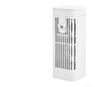 Compact Mini Air Conditioner Fan Powered By USB With Quiet Technology, Hanging Hook, And Three Options For Cooling(2400mAh)