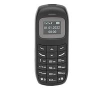 Compact Mini Cell Phone Unlocked 2G - 0.66" Screen, Dual SIM Dual Standby, Bluetooth, Lightweigh for Students & Backup Use - Black