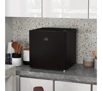 Homcom 35L Tabletop Freezer With Adjustable Temperature Wire Shelf Black