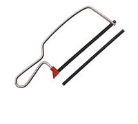 Compact Mini Hacksaw & Junior Hack Saw Set - Simple Replacement - Standard Sizes - Fine Tooth Cutting Blade for Cutting Plastic & Wood, Perfect for DIY & Craft Projects (Single Hacksaw)