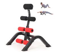 Compact Mini Inversion Table with Roller, 400LBS Heavy Duty Spinal Decompression Machine, Height-Adjustable Back Stretching Bench with Ergonomic Neck Roller