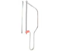 Compact Mini Junior Hacksaw Set Blades - Professional Small Hack Saw DIY Craft - Adjustable Angles, Fine Tooth Bi-Metal Blade - Hand Aluminum Hacksaw Plastic, Wood, Metal & PVC (Junior Hacksaw)