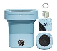 Compact Mini Portable Washing Machine - Lightweight & Foldable 15L Capacity for Camping, Travel, RV - Ideal for Small Spaces & Easy to Carry - Efficient Laundry Solution for On-the-Go