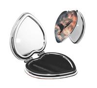 Compact Mirror The Eagle Flies Bravely in the Sky Pocket Travel Makeup Mirrors Double Sided 1x/2x Magnifying Foldable Mini Cosmetic Mirrors Portable Handheld Beauty Mirror for Women Girls Gift
