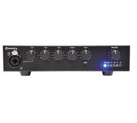 Compact Mixer Amplifier Adastra 5 Channels 100v 60w with Aux Input 3 line Inputs