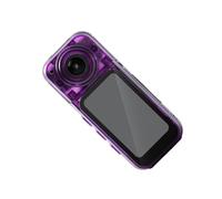 Compact Mount Thumb Camera 2K Resolution 180 Flexible Lens for Adventure Travel Videos Shockproof Tiny Camcorder