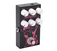 Compact Multi Guitar Effects Pedal, 9 Classic Amp Tones with 3-Band EQ | 9 amp-inspired tones for clean to lead sounds, true bypass for pure signal, dual power via 9V DC or USB