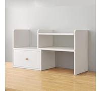 Compact Multi-Layer Storage Shelf Mini Desk Bookshelf Space-Saving Office Stylish Home & Office Book Storage Solution Desktop Bookcase for Small Spaces