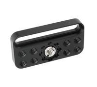 Compact Multi-Purpose Camera Mounting Board 3/8" Holes Aluminum Alloy Video Gear Install Tool Compact Multi Hole DSLR Rigging Plate