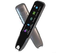 Compact Multilingual Translator Pen with Touchscreen and Offline Scanning Functionality (gray)