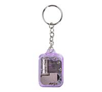 Compact Music Box Keychain Sleek Keychain Fun Bag Hanging Accessory Bag Charm for All Ages, フリーサイズ