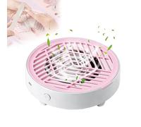 Compact Nail Dust Collector, Portable Nail Vacuum Fan with 10pcs Filter Paper Sheets, Nail Tech Quiet Mini Vacuum, USB Nail Dust Collector for Beginners,Nail Students & Home Use (Color-Blocking)