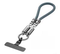 Compact Neck Lanyard With Integrated 240w Usb-c Charging Line For Rapid And File Using Strong Zinc Alloy Connector And For Braided Sleeve Blue(30cm Black)
