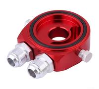 Compact Oil Filter Adapter 7.7cm x 7.9cm AN10 AN8 Size(Red AN8) | Wide car model fit, application, seamless integration, professional or DIY use