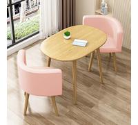 Compact Oval Dining Set for 2, Includes Table & Chairs, Perfect for Kitchen & Dining Room, Small Space Fur for Cozy Meals, Elegant Dinnerware Set