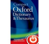 Compact Oxford Dictionary and Thesaurus 9780199558476 | Brand New