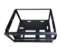 Compact PC Case - 18" Medium Computer Chassis, High Airflow Design, Durable Steel Frame, Tempered Glass Panel | Desk Case for Diss Performance