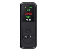 Compact Pen Style Nuclear Radiation Detector for Geiger Counter with Audible Visual Alarm and Real Time Measurement of Beta Gamma and X Rays for Occupational Safety (Black)