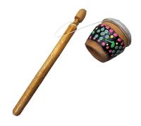 COMPACT PERCUMSION MALLET PAIR-Nut Driven Drum Picks, Frog Flame Tone Tool | Professional Drum Accessory, Balanced Bass Rhythm, Sessed