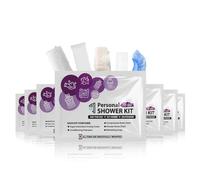 Compact Personal Shower Kit To-Go- Your Hygiene Companion for Travel, Gym, Camping | Shower on the Go | Shampoo, Soap, Towel. All in One (10)