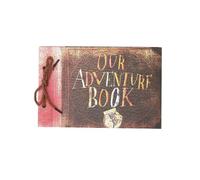 Compact Photo Album Handmade DIY Scrapbook Wedding Supplies,Vintage | Premium paper material,compact size,rope design for hanging,DIY prop,sweet for friends and parents,includes 1 piece
