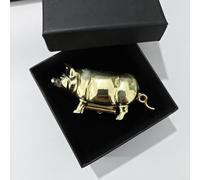 Compact Pig Retractable Tape Measure for Sewing Kit(35CM Gold 1PCS 1PCS)