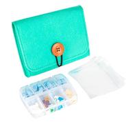 Compact Pill Case, Weekly Tablet Organizer, 7 Day Storage Box with Easy Access Design, Sturdy Supplement Holder with Secure Lock System, Medicine Organizer for Family Elderly Use