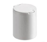 Compact Plastic Desktop Box for Organizing Cosmetics Cotton Balls Kpop Photo Cards and Everyday Desk Essentials (B)