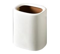 Compact Plastic Trash Can for Bathroom, Bedroom, Office, Hotel - Small Space Recycling Bin, Large Capacity Wastebasket, Modern Design for Efficient Waste Management