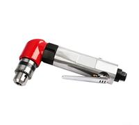 Compact Pneumatic Air Drill With Right Angle Design, 1 5 10MM Three Jaw Chuck, 1800RPM, And 14 Inch Air Inlet Connector For Precision Drilling In Restricted Areas