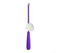 Compact Pocket Fishing Rod 30cm Retractable(Purple)