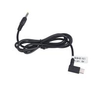 Compact Port Type C PD Adapter Cord, DC4017 Power Connector, 12V 3A Center Positive Cable, L-Shaped Layout, 1M Spare Wire, Portable Use