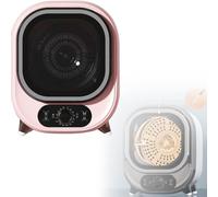 Compact Portable Dryer With 2 Temperature Settings Freestanding Vented Tumble Dryer For Home, Dorm, Balconies - Elegantblue-220V