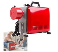 Compact Portable Electric Drain Cleaner Drill Machine, Power Plumbing Drain Snake, Multi-use Pipe Unblocker for Indoor Household Drain Cleaning