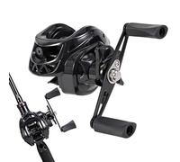 Compact, Portable Fishing Reel Baitcaster - High Precision Casting Design System, Lightweight, -Resistant Structure, Sturdy Construction of the Reel Mechanism, Fishing Reel for Anglers