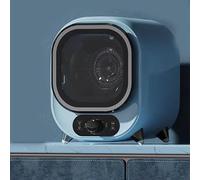 Compact Portable Tumble Dryer, Mini Spin Dryer for Small Spaces, Countertop or Wall Mount Installation, Space-Saving Design, 0.8 KG Capacity