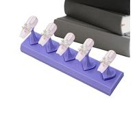 Compact Presentation Stand for Press-Ons, Practical Manicure Exhibition Practice Holder - Presentation Stand for Press-On Nails, Suitable for Beginners, Beauty Salon, Office Spaces, Locks