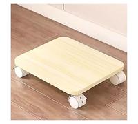 Compact Printer Stand with Lockable Wheels Under Desk Mobile Printer Cart for Home Office Yellow (A-35 * 30) - Space-Saving Sturdy & Stylish Design