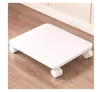 Compact Printer Stand with Lockable Wheels Under Desk Printer Cart for Home Office Beige (B45 * 30) Mobile Rolling Printer Holder SpaceSaving Design