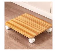 Compact Printer Stand with Lockable Wheels Under Desk Printer Cart for Home Office Beige (B45 * 30) Mobile Rolling Printer Holder SpaceSaving Design