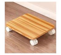 Compact Printer Stand with Lockable Wheels Under Desk Printer Cart for Home Office Beige (B45 * 30) Mobile Rolling Printer Holder SpaceSaving Design