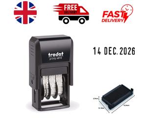 Compact Printy 4810 Self-Inking Date Stamp: Sharp, Clear Impressions Every Time