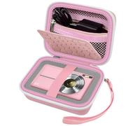 Compact Protective Carrying Case for Digital Cameras, Compatible with CAMKORY, Kodak Pixpro, Canon PowerShot ELPH, and Sony DSCW Series for Travel, Pink