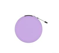 Compact Protective Case for Tamagotchi Paradise Made of PU Material Travel Friendly Storage with Carabiner Hook and Secure Zipper Closure (Purple)